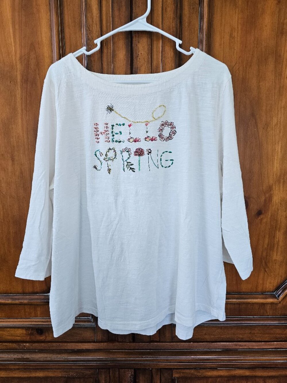 Spring long sleep shirt